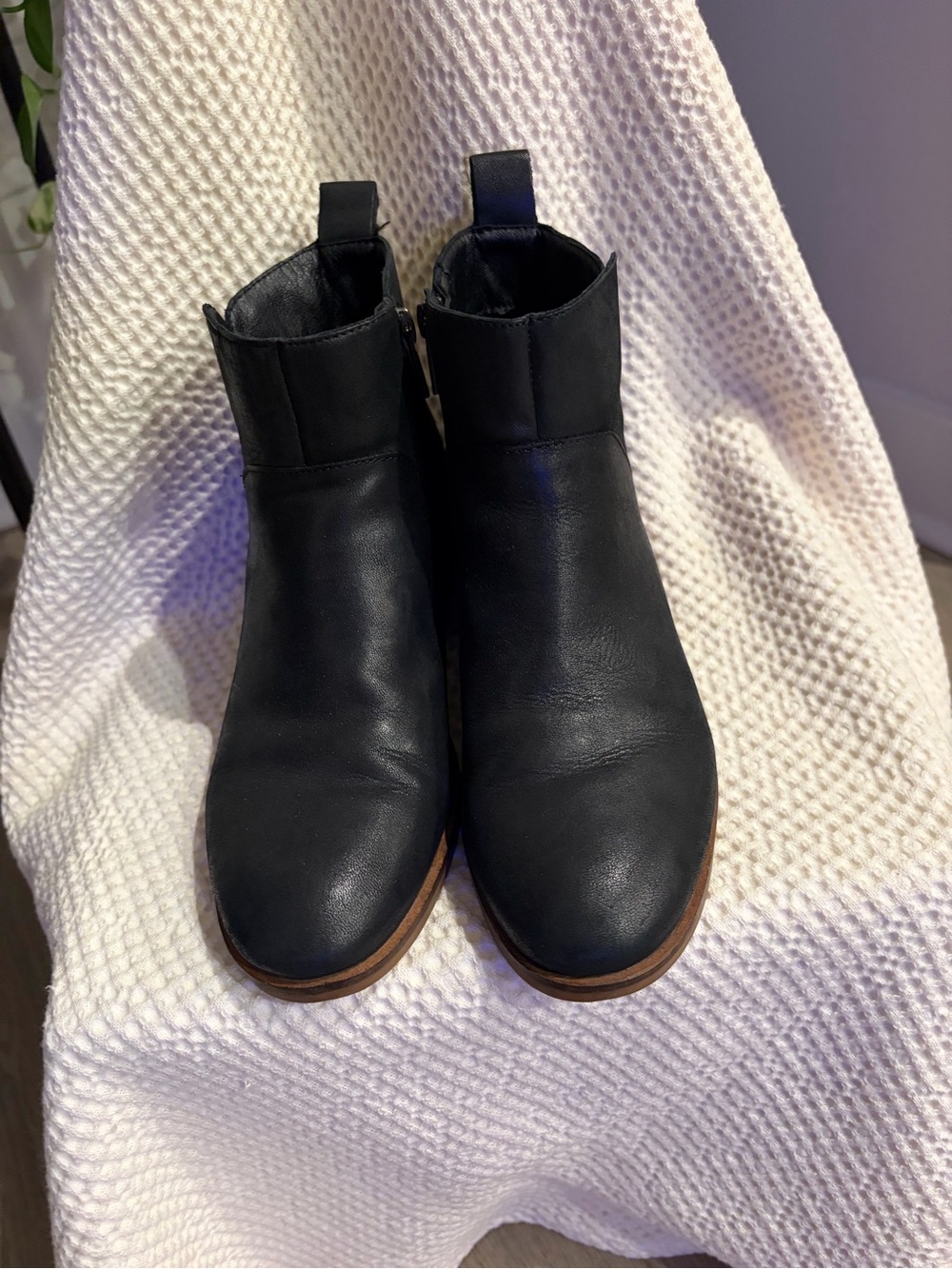 Lucky Brand Prenma Leather Ankle Boots